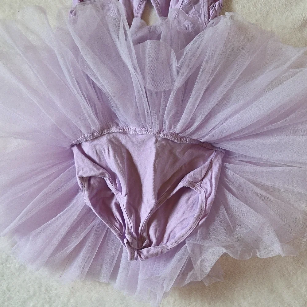 Lavender Ruffled Kids Costume Dress